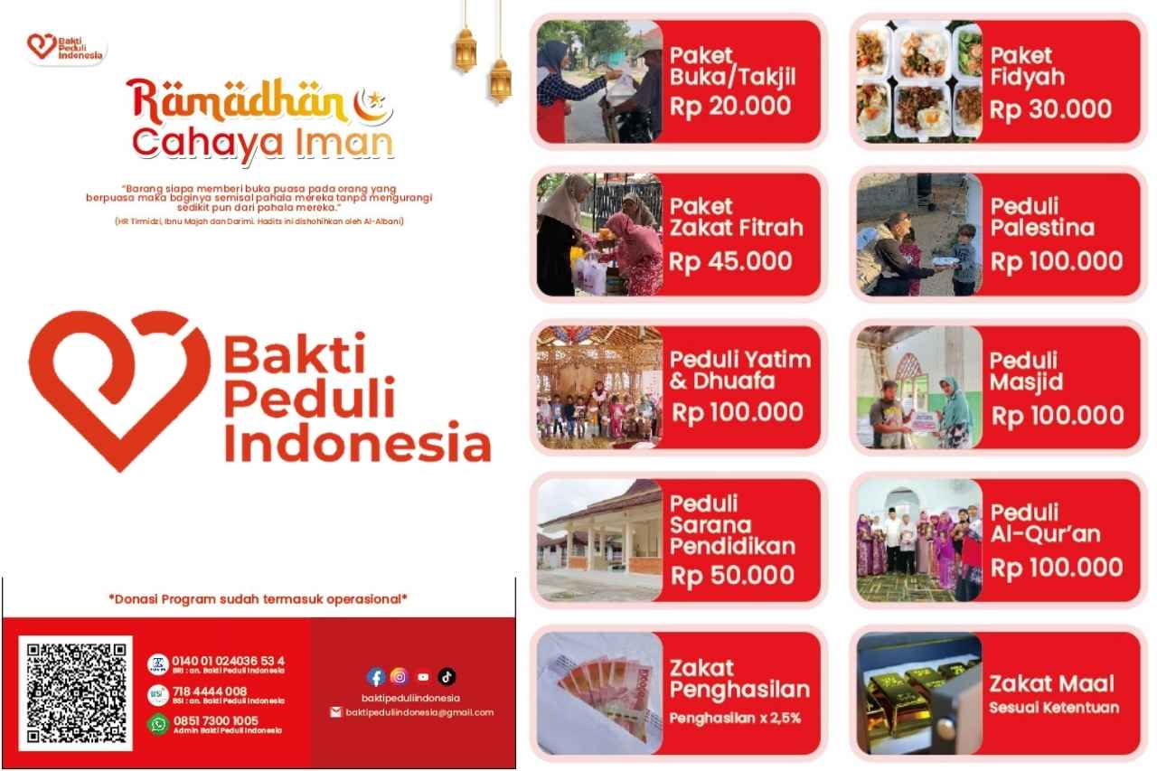 Berkah Ramadhan: Program Kebaikan Bersama Bakti Peduli Indonesia
